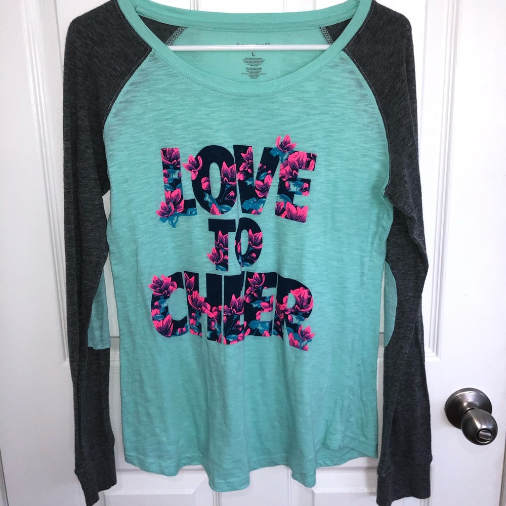 Long Sleeve Love to Cheer Pajama Top